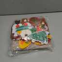 3Ft DIY Felt Christmas Tree for Kids, 29pcs Detachable Ornaments Toddler Wall Hanging Christmas Tree with String Light (Batteries not Included) (Small, Three Layers of Snow Edge)