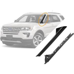 Windshield Trim Molding A-Pillar Set, Compatible with 2011-2019 Ford Explorer, Front Outer & Inner Left Driver, BB5Z7803145AA BB5Z-7803137-AA BB5Z-7803137-AB 926-450 BB5Z-7803145-AA Window Accessories