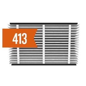 Aprilaire 413 MERV 13 Replacement Whole-House Furnace Air Purifier Filter - 16x25x4 (2 Pack) + AprilAire 35 Whole-Home Humidifier Water Panel Filter Replacement (2 Pack) BundleAmazon's Choice