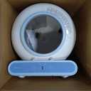 Self Cleaning Litter Box, Integrated Safety Automatic Cat Litter Box Self Cleaning 65L+9L for Multiple Cats, App Control, Odor Removal, Includes Mat & Liner (3 Rolls) - Blue