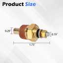 214-1007 Coolant Temperature Sensor, Universal Fit, Engine Temperature Management, 0-300F Range, Direct Replacement for F1SZ10884A