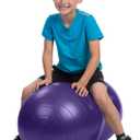 Peanut Ball, Including a Free Foot Pump, for Labor, Physical Therapy, Fitness, and Exercise