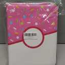 4 Pocket Card Binder 400 Card Holder Album, Pink Donut Trading Cards Holder Zipper Binder for Girl Teen Collection (Pink Donut, 400 Pocket)