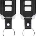 for Sommer Y4054V005 310MHz 2 Button Remote Control Direct Drive 4054V001 Synoris 550/800, Keychain Remote for Sommer Garage Door Opener Remote (Black 2pcs)