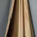 Nutan, 0.68-Inch Heavy Duty Horizontal Wooden Bunkie Board/Bed Slats, 78" x 60.5", Beige (Queen)