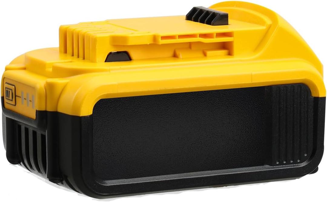 SANIU 1P Battery Case Replacement for De Max 20V Battery Plastic Battery Shell Housing Kit Compatible with De 20V Battery DCB204 DCB206 DCB200 DCB201 Cordless Power Tools not Battery