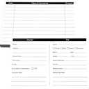 RXBC2011 105 Pack Pet Grooming Information Cards Dog Cat Grooming Customer Information Card Groomer Client Record Clip Cards