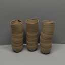 VioraWhite Large 12 Pcs Paper Mache Easter Eggs Paintable Eggs Bulk 5.9 Inches Empty Large Easter Craft Supplies DIY Ornaments Decorating Activities