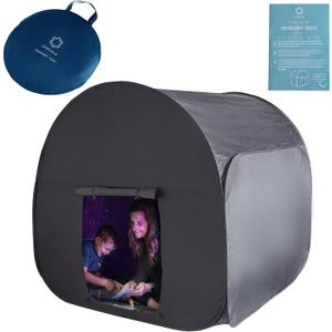 Sensory Tent | Calm Corner for Children to Play and Relax | Sensory Corner | Helps with Autism, SPD, Anxiety & Improve Focus | Black Out Sensory Tents for Autistic Children | Big
