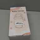 Baby Carrier Newborn to Toddler- Ergonomic,Cozy and Lightweight Infant Carrier for 7-40lbs,3 Carry Positions Newborn Carrier, Gray