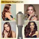 Nicebay Hair Dryer Brush, Blow Dryer Brush for Women Fast Styling, One Step Blowout Brush Hair Dryer with Display Screen-Less Frizz, More Shine, Oval Ceramic Barrel, Negative Ion