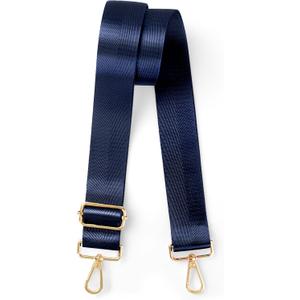 Purse Straps Replacement Crossbody Straps for Purses,Wide Shoulder Strap for Bags Extender Guitar Straps for Handbags (1.5inch/3.8cm, Color3-5(navy Blue))
