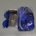 PLULON Royal Blue Bob Wig with Heart Sunglasses and Hair Cap, Colorful Short Bob Wigs Synthetic Party Wigs Funny Cosplay Hairpieces for Women Men Daily Bachelorette Halloween Costume Party Decorations