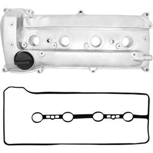 Engine Valve Cover with Gasket, Compatible with 2002-2009 Toyota Camry, 2009-2013 Corolla & Matrix, 2001-2007 Highlander, 2004-2008 RAV4, 2002-2008 Solara ＆ Scion tC xB, L4 2.4L