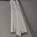 Changshade 6-Pack Pleated Paper Temporary Shades Light Filtering Cut to Size Temporary Paper Blinds for Indoor Windows of Office, Bedroom, Bathroom, Living Room, 48" W x 72" H, White