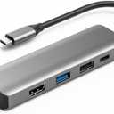 Generic for 8 in 1 USB Hub Type C to 4Kx2k@30Hz HDMI-Compatible VGA USB 3.0 Docking Station SD/TF Card Reader TS08, 6924023033989