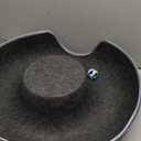 Tunnel nest, Donut nest, Fun Ventilation Peephole, Detachable Zipper cat Bed, Felt Washable, All Season Universal cat Bed Suitable for Cats (Dark Gray, Small)