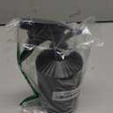 OFFIDIX Glass Spray Bottle, Pressure Watering Can, Indoor Plant Mister, Adjustable Nozzle Watering Glass 0.45L/15.22oz Spray Bottle for Garden Plants Cleaning Solutions (Black)