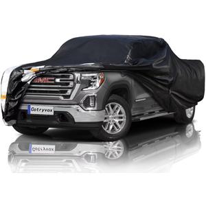 Heavy Duty Ram 1500/Ford F150/Silverado 1500 Truck Cover Waterproof All Weather, Outdoor Full Exterior Pickup Truck Cover, Rain, Sun, Wind Protection (Up to 242 in)
