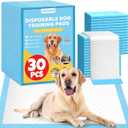 Extra Large Dog Pee Pads 34"x28" Super Absorbent Leak-Proof Quick-Dry Puppy Potty Training Pads for Dogs, XL Disposable Pet Pee Pads for Indoor Outdoor Use(30 Pack)