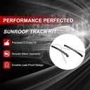 2 Pcs Sunroof Track Assembly Fit for 2015-2021 MD C-Class C300 Left+Right Panoramic Sunroof Sliding Tracks Repair Kit Replace OE A2057801100, A2057801200