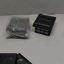 btfarm 2 Pack Solar Post Cap Lights Outdoor, 2 Color Modes 16 LED Fence Post Lights Fit 4x4 3.5x3.5 Wooden/Vinyl, Bright Waterproof Solar Powered Deck Lighting Outside for Patio Porch Garden, Black