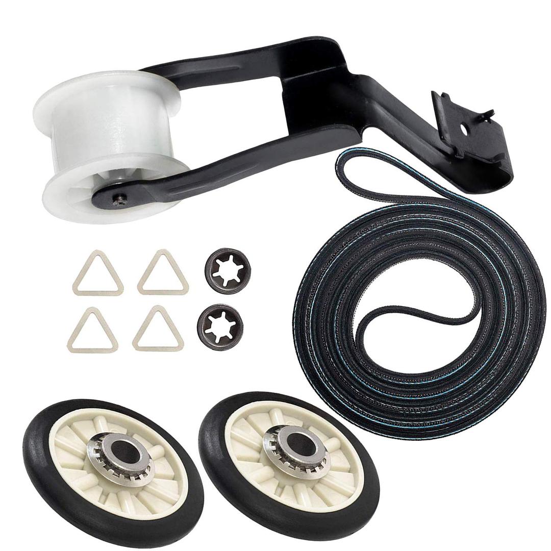 Seentech 4392065 Dryer Repair Kit With 349241T Drum Roller Kit, 691366 Idler Pulley 341241 Belt by Seentech - Exact fit for Whirlpool & Kenmore Dryers - Replaces AP3131942 AP3098345 AP6010582 WP691366