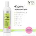 ALL ABOUT CURLS High Definition Gel | For Curly Hair Styling | Alcohol-Free | Moisturize, Define & Enhance Texture | Reduce Frizz & Boost Shine | Crunchless Ultra Hold | Vegan, Sulfate & Paraben Free