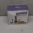 Ganiza Immersion Blender 5 in 1 Hand Blender Max 1000W Heavy Duty Motor, 16 Speed Mode Handheld Blender Stainless Steel Blade With 800ml Mixing Beaker, 600ml Chopper, Whisk and Milk Frother