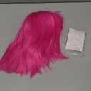 SUKRI Hot Pink Short Bob Wig with Bangs,12 Inch Short Straight Bob Wigs for Women,Shoulder Lenght Heat Resistant Synthetic Hair for Party Cosplay Use