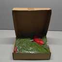 Hotop 6 Set Mini Christmas Wreath for Cabinet Kitchen Windows Decors Bulk with Red Bow Small Artificial Norfolk Farmhouse Wreaths with Berry Pine Cone for Fireplace Front Door Porch Wall Hanging