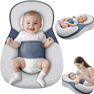 Baby Pillow (White Gray)