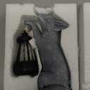 Fox Statue for Garden Decor, Garden Statue with Solar Power Light for Outdoor Patio Porch Lawn Yard Backyard Oudside Indoor Shelf Decoration,Praying Fox Sculptures Decorations to Wow Your Guests