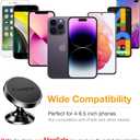 Coolpow2 Packs Magnetic Phone Holder for CarStrong Magnet Phone Holders for Your Car Phone Holder Mount4 Metal Plate Universal Car Accessories for Women Men for iPhone Samsung Speakerphones