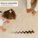 Lillefolk Baby Play Mat for Floor – 8x8ft Beige | PFAS Free Non Toxic Premium EVA Foam Tiles for Tummy Time, Crawling & Playpen – No Lose Edges Interlocking Floor Mat for Babies & Toddlers (16 Tiles)