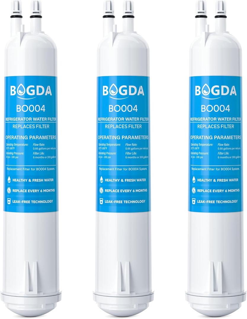 BOGDA 4396841 Water Filter Replacement Compatible with Evenydrop Kenmore EDR3RXD1, KAD3RXD1, WHR3RXD1, 4396841, 9030, 9083, 46-9083, 46-9030, 4396841, 4396710 Water Filter, 3 Packs