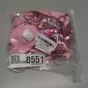 IMEKIS Women Sparkle Stars Fringes Bodysuit Concert Rave Outfit Shiny Music Festivals Halloween Cosplay Alien Costumes (Small, Pink)