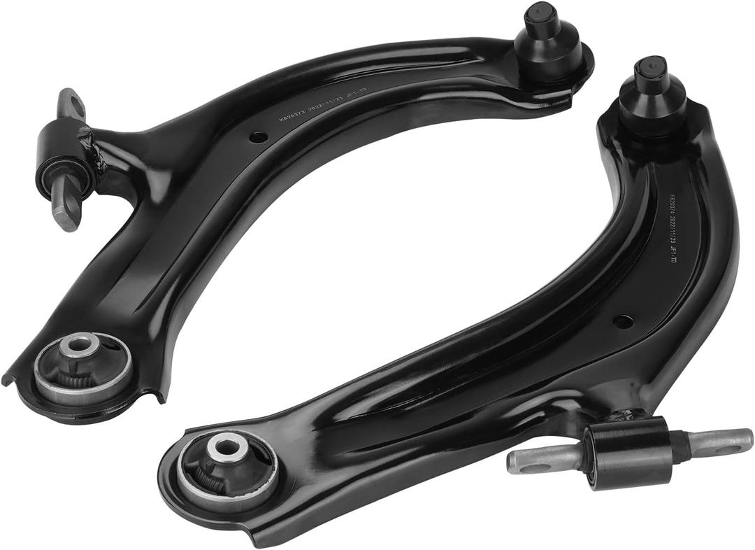 Front Lower Control Arms w/Ball Joint Assembly Sway Bars Outer Tie Rod Suspension Kits Compatible with 2007-2012 Nissan Sentra (2pc)