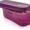 Tupperware Microwave Pasta Master 1.9 L Purple Pasta Cooker I57
