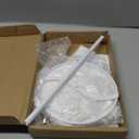 Dahey Bow Holder for Girls Hair Bows, Modern Hair Bow Organizer 360 Rotation Hair Accessories Organizer Storage Stand Display for Girls, White