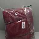 Bedsure Gentlesoft 100% Cotton Blanket King Size for Bed - Breathable and Soft, Thick Cozy Waffle Weave Christmas Blanket Gift for Women, Red, 104x90 inches