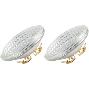 PAR36 LED Landscape Light Bulb, 6W 600LM, 6000K, 36Watt Halogen Landscape Bulb Equivalent, 12V AC/DC, PAR36 LED Bulb for Tractor Light, Off-Road Vehicles, RV Vehicles, ( 6w 6000k-2 Pack )