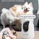 Indoor Security Camera 2K, Pet Camera with Phone App, WiFi Cameras for Home Security Camera for Dog/ Baby Monitor/Elder Pan Tilt, 5/2.4GHz, 24/7, 2-Way Talk, Human Detection, Motion Tracking, Cloud