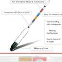 3 Packs Triple Scale Hydrometer with Cleaning Cloth for Wine Beer Mead Kombucha Brewer Elite Hydrometer Alcohol Measuring Tools Brewing Supplies Distilling Equipment for Home Tester