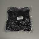 BEACE Silk Satin Lined Pre-Tied Turban Durag Head Wrap for Men & Women, Halo Turban Skull Cap Bonnet Hair Cover for Sleeping (Black)