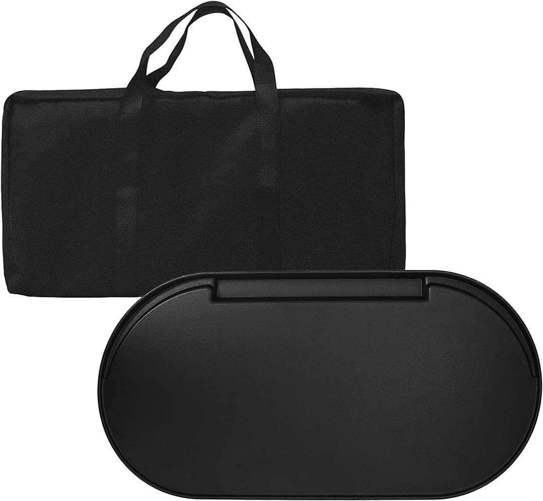 Cast Iron Griddle & Carry Bag Replacement for Coleman Roadtrip Swaptop Grill,Premium Quality Outdoor Accessories for Camping Non-Stick Griddle,Coleman Roadtrip 285,Full Size,Non-stick