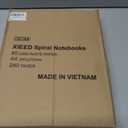Spiral NotebookA4 Lined Notebook, 3 Pack8" x11-1/2, 120 Sheets & 240 Pages, Water Resistant Cover Notebook Set Perfect for School & Office