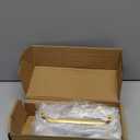 10 Pack 6-1/4 Inch Cabinet Pulls Brushed Gold Kitchen Cabinet Handles Zinc Alloy Drawer Pulls Solid Cabinet Hardware