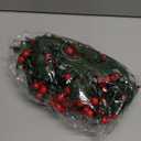 DearHouse 6FT Red Berry Christmas Garland, Flexible Artificial Berry Garland for Indoor Outdoor Home Fireplace Decoration for Winter Christmas Holiday New Year Decor (Green)