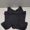 GYS Womens Bamboo-Derived Viscose Nightgowns Soft Sleeveless V Neck Nightdress Lightweight Sleep Shirt L